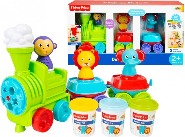 Fisher-Price traukinukas su modelinu, 3 spalvos