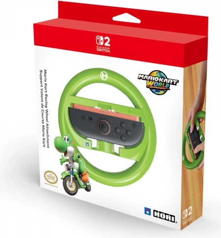 HORI Yoshi Racing Wheel Attachment for Nintendo Switch and Switch 2