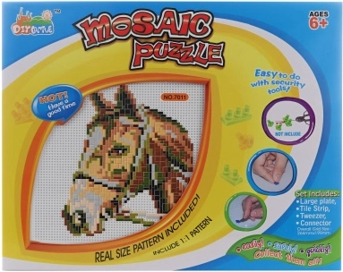 Mozaika su žirgo motyvu