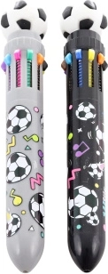 Ballpoint pen with soccer ball motif – 10 colors