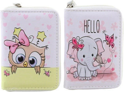 Wallet with animals - 1 piece