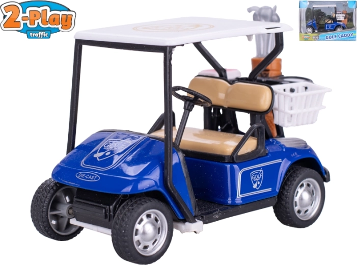 Golfo vežimėlis su golfo lazdomis 2-Play Traffic, atgalinė eiga, 10 cm
