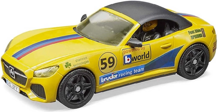Sports car for racing play