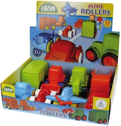 Mini Rollers automobiliai patiems mažiausiems vaikams