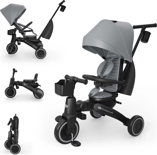 Kinderkraft tricycle Jazz 3 Grey