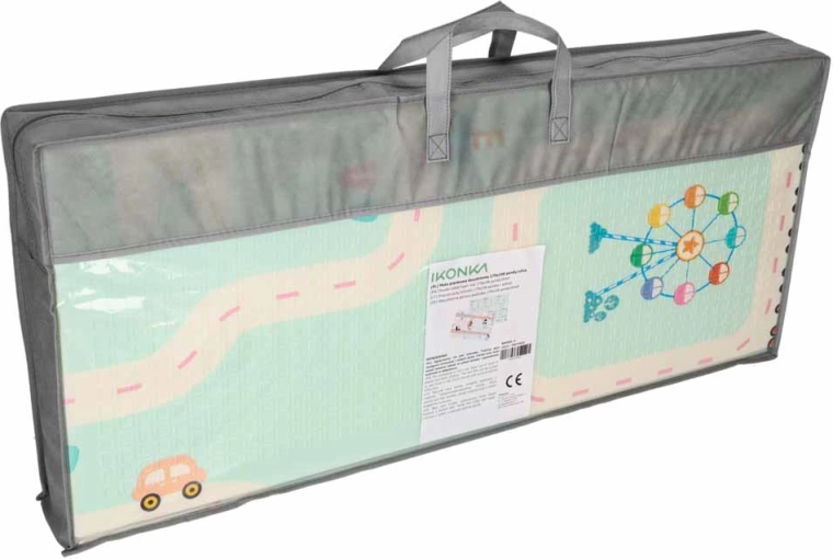 Sulankstoma konstrukcija ir pernešimo krepšys