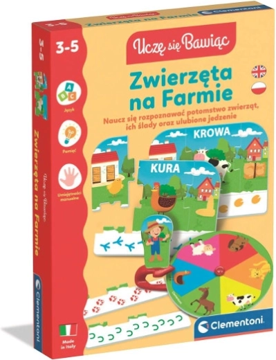 Ūkio gyvūnai – edukacinis žaidimas vaikams