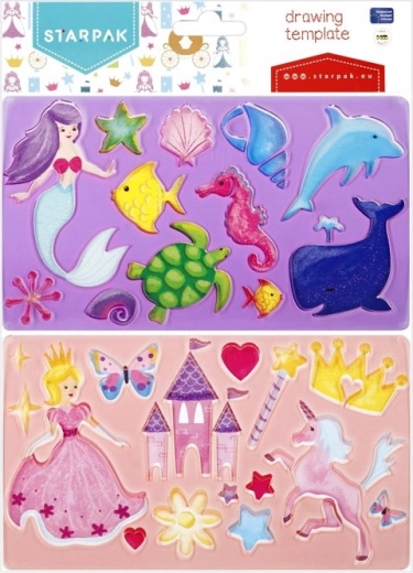 Princess stencils - 1 piece