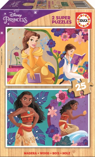 Educa wooden puzzle Disney princesses 25 pieces