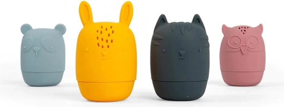 Silicone Squeezing Animals for Bath Time for Children