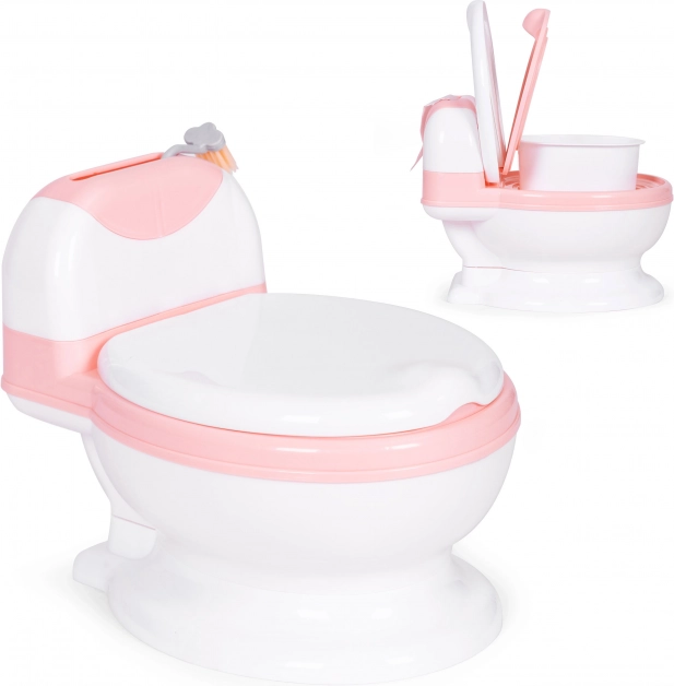 Vaikiškas naktipuodis WC su išimamu įdėklu ir dangčiu ECOTOYS
