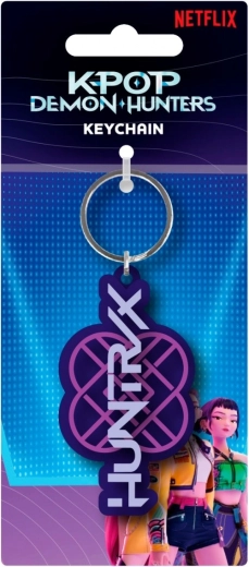 PVC pakabukas K‑POP Demon Hunters Huntrix – grupės logotipas