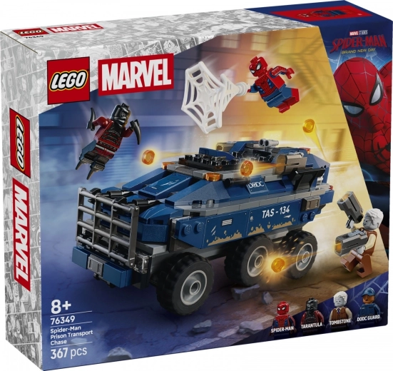 LEGO Marvel Žmogaus-voro gaudynės paskui kalinių transportą