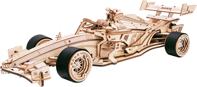 3D Medinė Lenktinio Automobilio Dėlionė