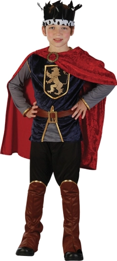 Vaikiškas karaliaus kostiumas 130–140 cm