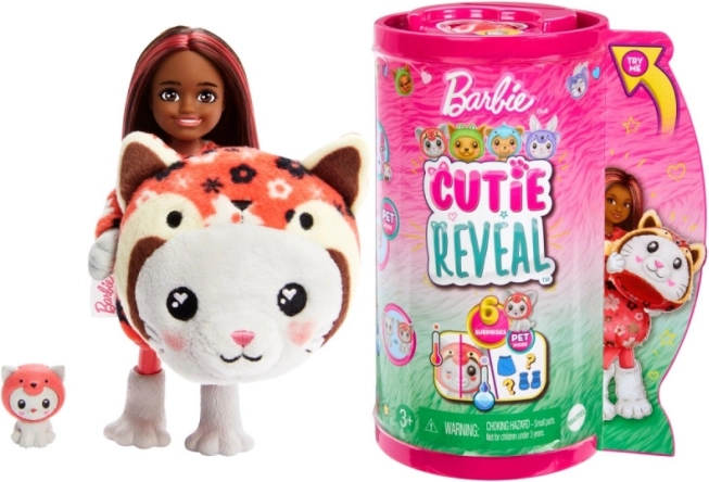 Lėlė Barbie Cutie Reveal Chelsea Katytė – Panda