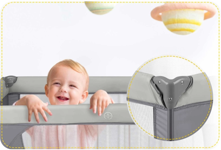 Breathable mesh walls and safe construction