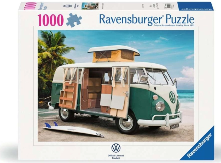 „Ravensburger“ dėlionė „Volkswagen T1“ kemperis, 1000 detalių