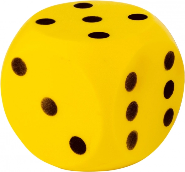 Androni minkštas kubas 16 cm – geltonas