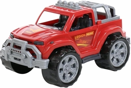 Plastikinis automobilis Legion, raudonas, 39 cm