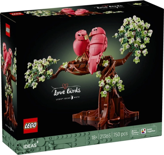 LEGO Ideas Įsimylėję paukščiai 21365 konstruktorius