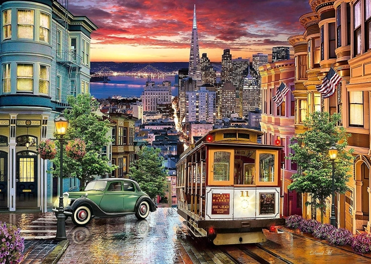 Dėlionė 3000 detalių – San Franciskas