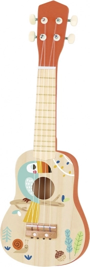 BABU medinė vaikiška gitara su linksmu motyvu