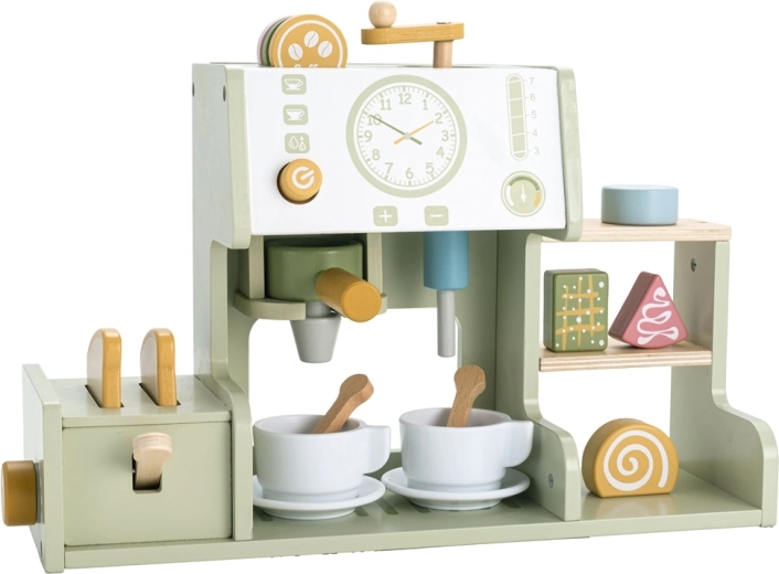 2Kids Toys medinis kavos aparatas su skrudintuvu