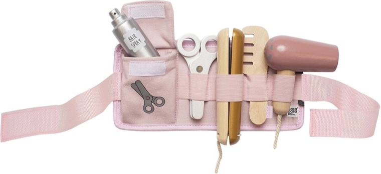 Jabadabado hairdresser set with belt for little stylists