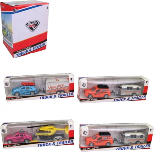 Car with Trailer - 1 Piece