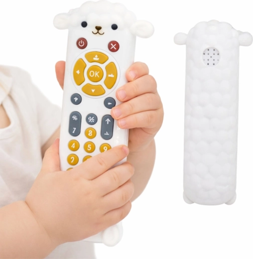 Soft silicone teether for teething relief