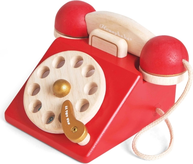 Medinis retro telefonas LE TOY VAN
