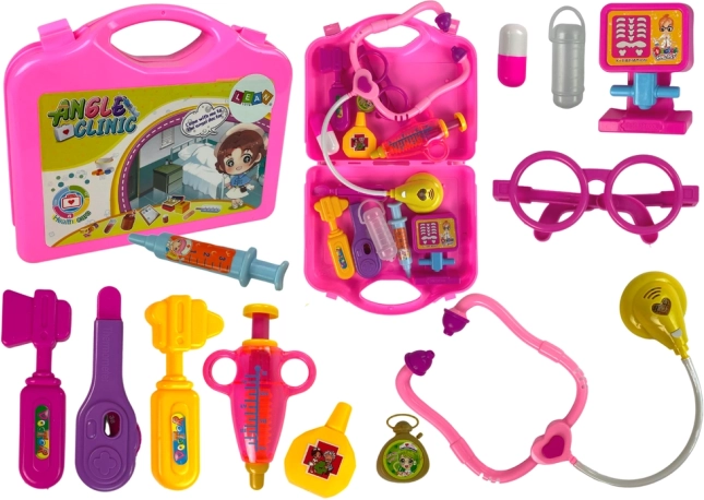 Children’s Doctor Kit – Pink with Stethoscope