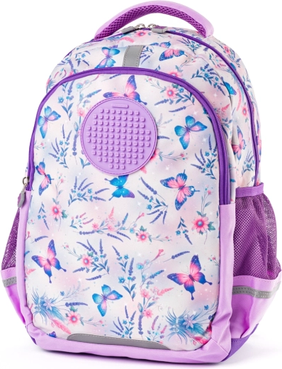 Pixie Crew school backpack with butterflies