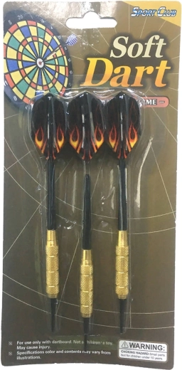 Brother sportinės smiginio strėlytės 16 g su plastikiniais antgaliais (3 vnt.)
