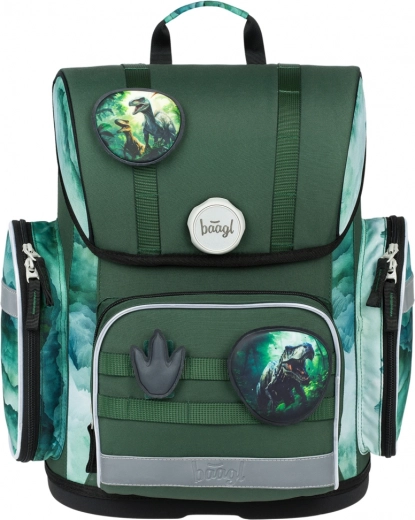 Ergonomiška mokyklinė kuprinė Baagl Ergo Dino