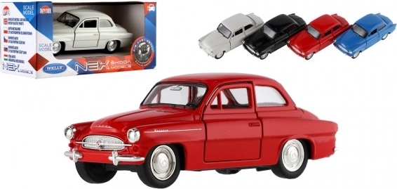 Metalinio automobilio modelis Škoda Octavia 1959 1:34–1:39, 11 cm, laisva eiga