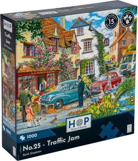 House of Puzzles Traffic Jam 1000-Piece Jigsaw Puzzle