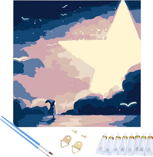 Pilnas tapybos rinkinys, paruoštas naudojimui