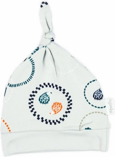 Baby cotton hat with Nicol Fox Club fox print