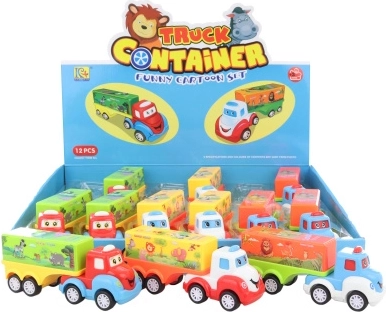 Plastikinis baby sunkvežimis su inerciniu mechanizmu