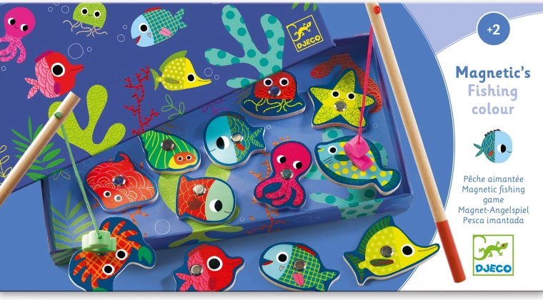 Fishing with Colorful Fish Djeco