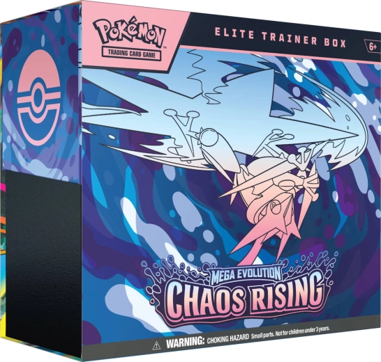Pokémon TCG Mega Evolution: Chaos Rising elitinis trenerio rinkinys (Elite Trainer Box)