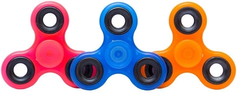 Fluorescencinis fidget spinneris 7,5 cm – 1 vnt.