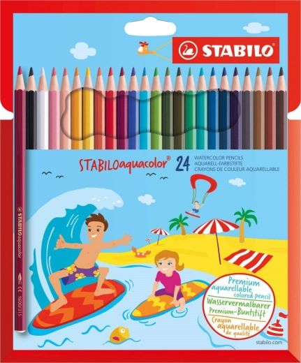 Akvarelinių spalvotų pieštukų rinkinys STABILO Aquacolor