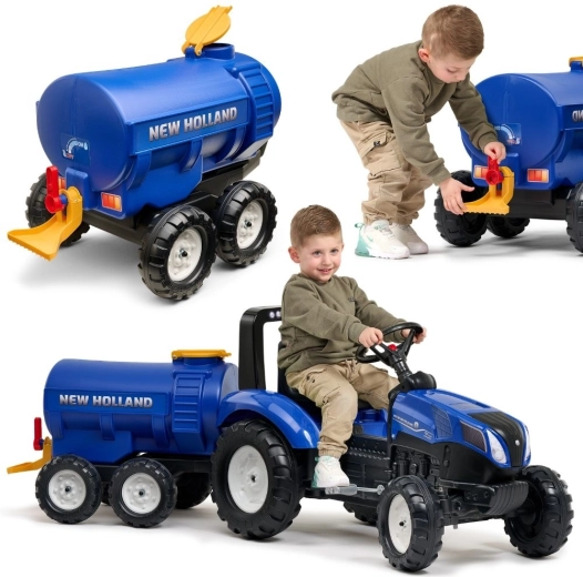 Falk tanker trailer with tap NEW HOLLAND – blue