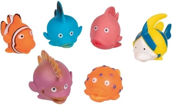 Bath fish with hole