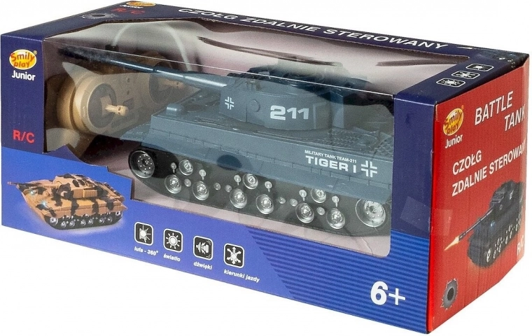 RC tank with charger – blue