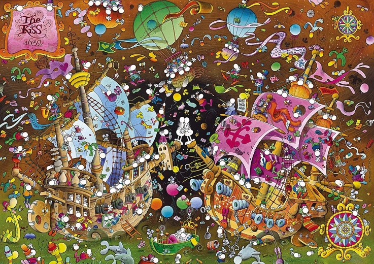 Puzzle 6000 Pieces Mordillo The Kiss