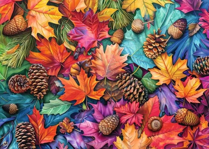 Ravensburger dėlionė „Rudens magija“ 500 detalių